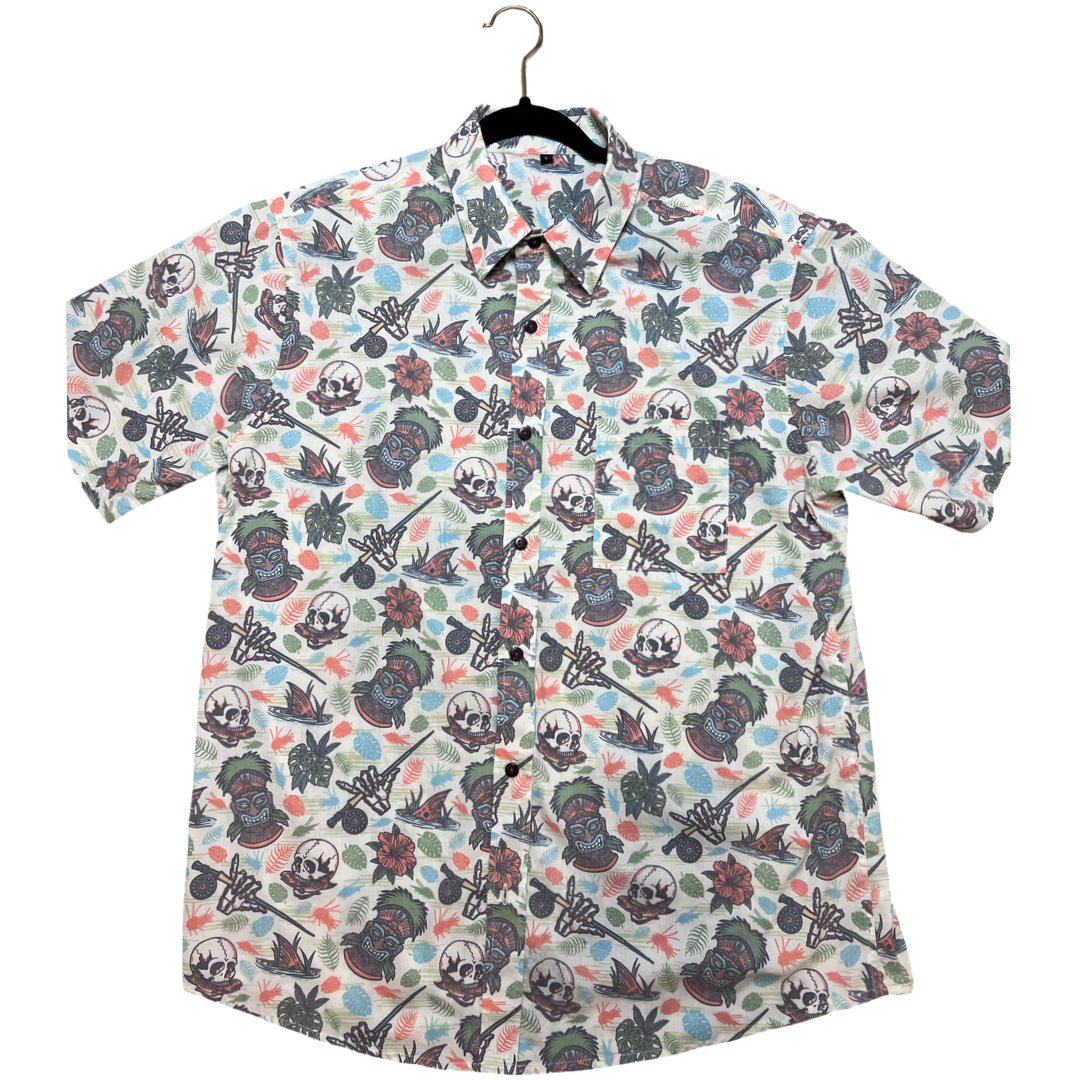 The Pescaloha Shirt - Drum Bum Pattern